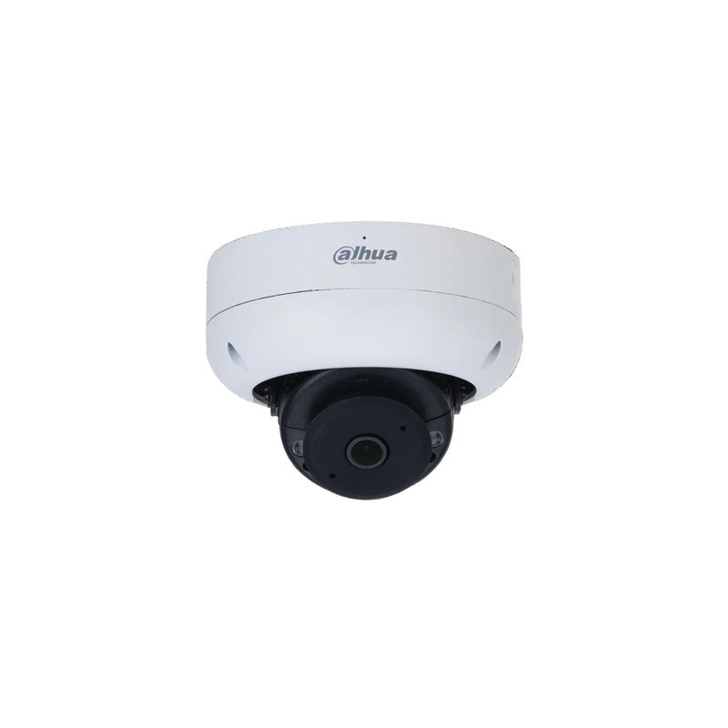 Dahua Wizsense Series IP Camera White AI 180° 4MP H.264/4+/5/5+ Dome 120 Wdr Metal 2.1mm Fixed Lens Starlight IR 15m POE Ip67 Built In Mic Audio In Audio Out 1 X Alarm In 1 X Alarm Out Support Up To 256gb SD Ik10 12vdc