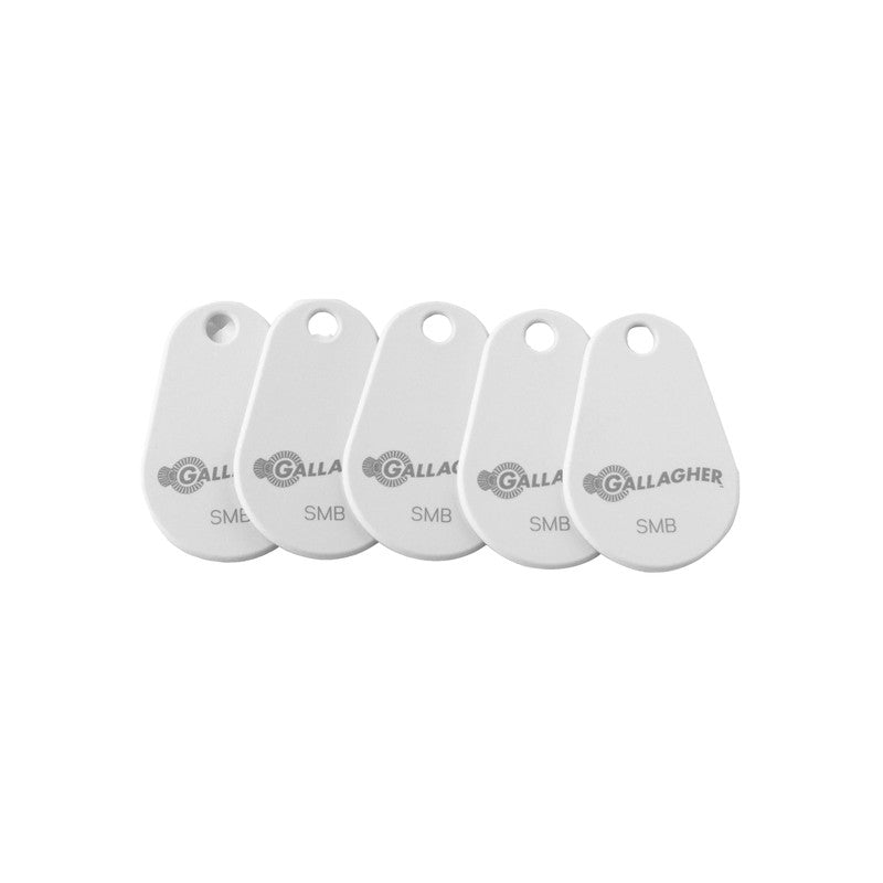 Gallagher C500471 Smb Mifare Desfire Ev2/ev3 4K Key Fob 13.56mhz Ip68 White 10pk 45hx30wx2.2d (mm)