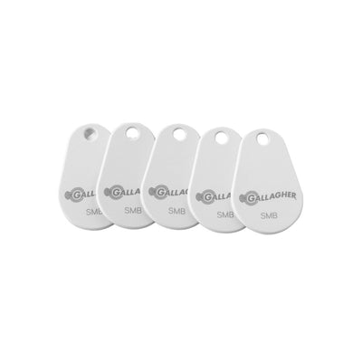 Gallagher C500471 Smb Mifare Desfire Ev2/ev3 4K Key Fob 13.56mhz Ip68 White 10pk 45hx30wx2.2d (mm)