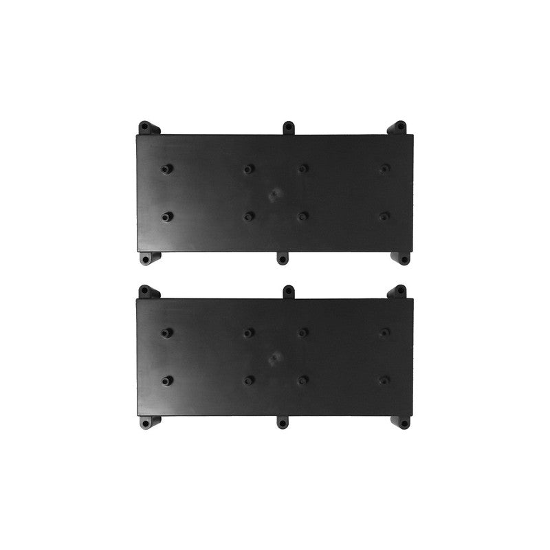 Gallagher C200002 Half-footprint Mounting Plate Suits 1x Half-footprint Or 2x Quarter-footprint Pcbs 2 Pack Grey Plastic