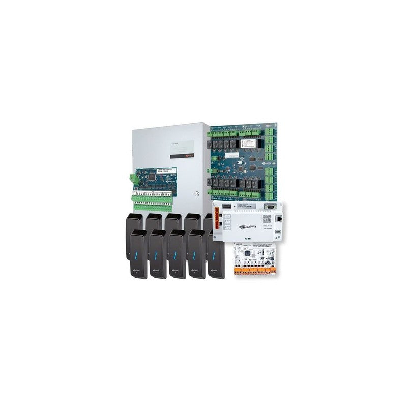 Gallagher C500324 Smb 10 Door Access Control Kit Smb 6000 Controller 10x T15 Multi Tech Reader Black Dual Cabinet