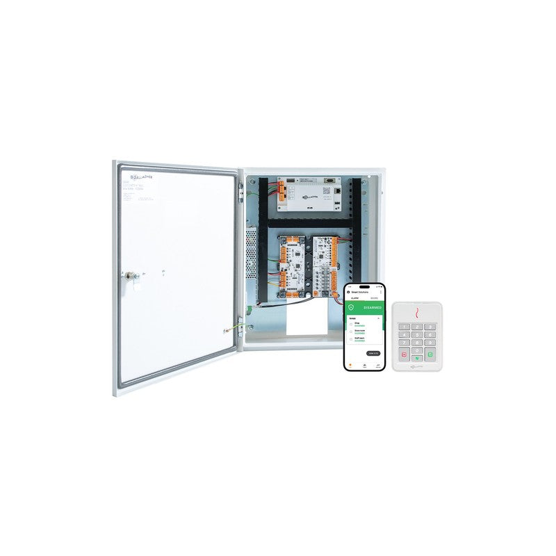 Gallagher C500313 Smb 1 Door Kit Includes Smb 6000 Controller T30 Keypad Reader 8x Input 8x Input 4x Output Fire Relay & Fuse Psu White