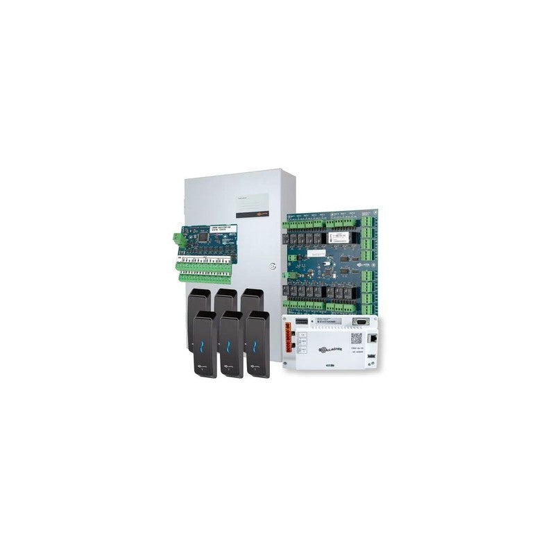Gallagher C500322 Smb 6 Door Kit Controller 6000 6x T15 Reader Black Hbus 16in 16out 8port Hub Psu 8.0a Cool Grey