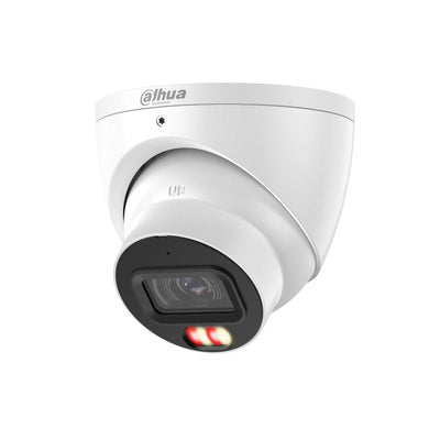 Xinghan Series IP Camera White AI 8mp/4k H.264/4+/5/5+ Turret 120 Wdr Metal 2.8mm Fixed Lens Starlight Ir+warm LED 30m POE Ip67 Built In Mic Support Up To 512gb SD 12vdc