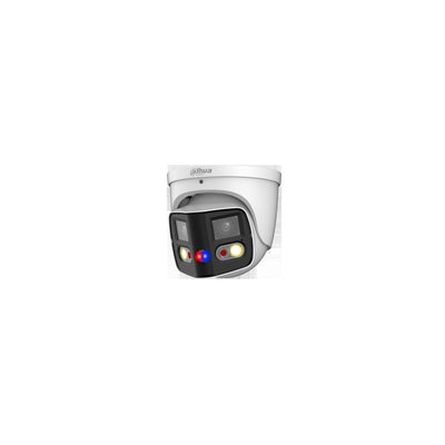 Dahua Wizsense Series IP Camera White AI 180° Tioc Duo With Eptz 2x4mp H.264/4+/5/5+ Dual Lens 120 Wdr Metal 2.8mm Fixed Lens Full Colour Ir+white LED 20m POE Ip67 Built In Mic Audio In Audio Out 1 X Alarm In 1 X Alarm Out Support Up To 256gb SD 12vdc