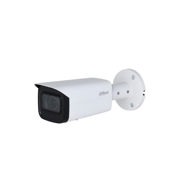 Dahua Wizsense Series IP Camera White AI 6MP H.264/4+/5/5+ Bullet 120 Wdr Metal 2.7-13.5mm Motorised Lens 5x Zoom Starlight IR 60m POE Ip67 Built In Mic Audio In Audio Out 1 X Alarm In 1 X Alarm Out Support Up To 256gb SD 12vdc