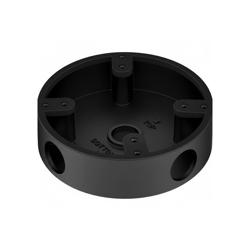 Dahua Junction Box Without Lid Suits Turret/ Mini Ptz/ Dome/ Dual Lens Black Aluminium 1 Kg Max Load 0.24 Kg