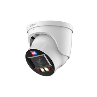 Dahua Wizsense Series IP Camera White AI Tioc 8mp/4k H.264/4+/5/5+ Turret 120 Wdr Metal 2.7-13.5mm Motorised Lens 5x Zoom Starlight Ir+white LED 50m POE Ip67 Built In Mic Audio In Audio Out 1 X Alarm In 1 X Alarm Out Support Up To 512gb SD 12vdc