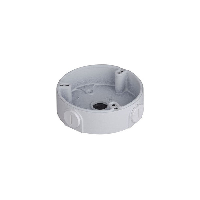 Dahua Junction Box Without Lid Suits Eyeball/ Turret/ Dome/ Ufo/ Mini Dome White Aluminium 1 Kg Max Load 0.19 Kg