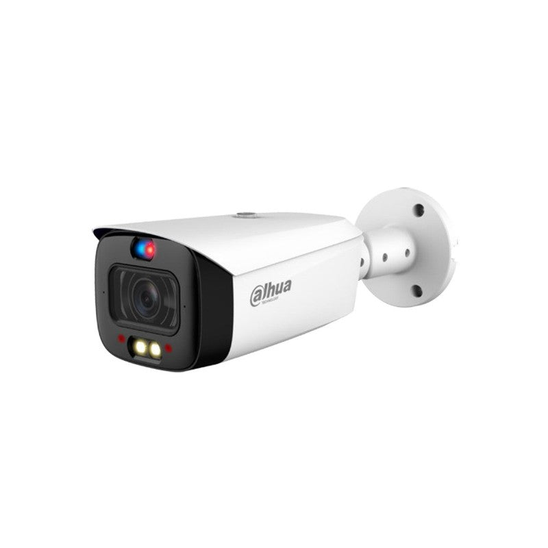 Dahua Wizsense Series IP Camera White AI Tioc 6MP H.264/4+/5/5+ Bullet 120 Wdr Plastic/metal 2.8mm Fixed Lens Starlight Ir+white LED 30m POE Ip67 Built In Mic Audio In Audio Out 1 X Alarm In 1 X Alarm Out Support Up To 256gb SD 12vdc