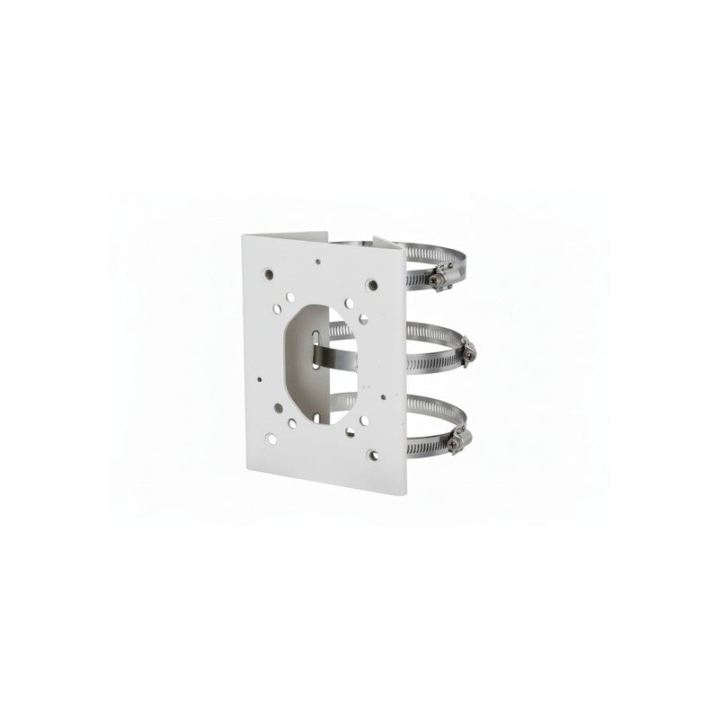Dahua Pole Mount Bracket Suits Bullet/ Dual Lens White Stainless Steel Suits 80-150 (mm) Pole 7 Kg Max Load 0.85 Kg Anti Corrosion