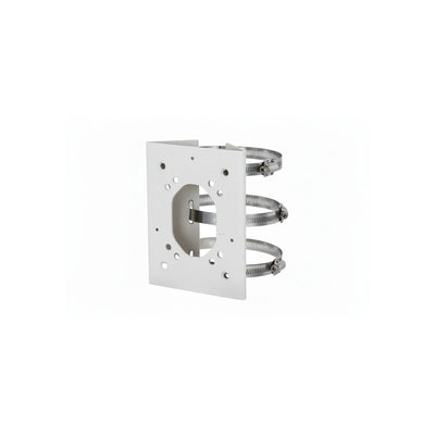Dahua Pole Mount Bracket Suits Bullet/ Dual Lens White Stainless Steel Suits 80-150 (mm) Pole 7 Kg Max Load 0.85 Kg Anti Corrosion