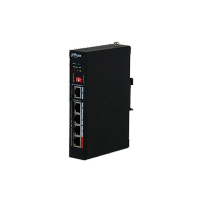 Dahua 4port ( 5p) Pd Switch 90w POE Total Capacity 4x Poe+ (1x Hi-poe/ Poe++) 1x1g Uplink L2 Unmanaged Black POE