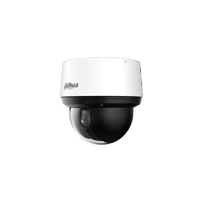 Dahua Wizsense Series IP Camera White AI Auto Tracking 4MP H.264/4+/5/5+/ Mjpeg Speed Dome PTZ 120 Wdr Metal 5-125mm Motorised Lens 25x Zoom Starlight IR 100m Poe+ Ip66 Without Mic Audio In Audio Out 2 X Alarm In 1 X Alarm Out Support Up To 512gb SD 12vdc