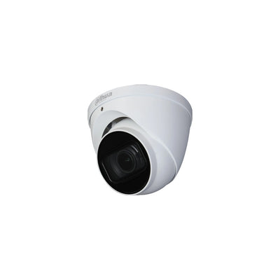Pro Series Hdcvi Camera White 8mp/4k Turret 120 Wdr Metal 2.7-13.5mm Motorised Lens 5x Zoom Starlight IR 60m Ip67 Built In Mic No-sd Card Slot 12vdc Cvbs Output