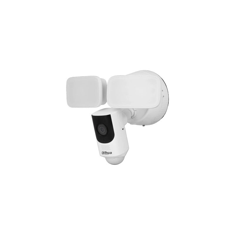 Wifi Series IP Camera White 4MP H.264/4+/5/5+ Pir Digital Wdr Metal 2.8mm Fixed Lens With Flood Light IR 10m Ip65 Built In Mic Support Up To 256gb SD 240vac