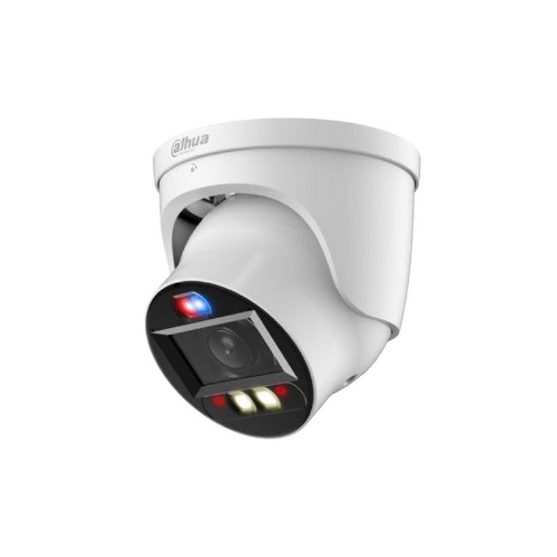 Dahua Wizsense Series IP Camera White AI Tioc 6MP H.264/4+/5/5+ Turret 120 Wdr Metal 2.7-13.5mm Motorised Lens 5x Zoom Starlight Ir+white LED 50m POE Ip67 Built In Mic Audio In Audio Out 1 X Alarm In 1 X Alarm Out Support Up To 512gb SD 12vdc