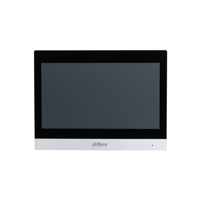 Dahua Sip2.0 IP Intercom Monitor With Wifi Black With Silver Apartment/residential/commercial 10 Inch Display Capacitive Touchscreen Plastic/tempered Glass 48vdc/ 2-wire Switch(vtns2003b-2)
