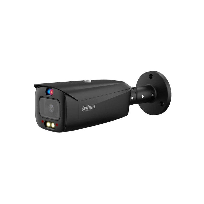 Dahua Wizsense Series IP Camera Black AI Tioc 6MP H.264/4+/5/5+ Bullet 120 Wdr Plastic/metal 2.8mm Fixed Lens Starlight Ir+white LED 30m POE Ip67 Built In Mic Audio In Audio Out 1 X Alarm In 1 X Alarm Out Support Up To 256gb SD 12vdc