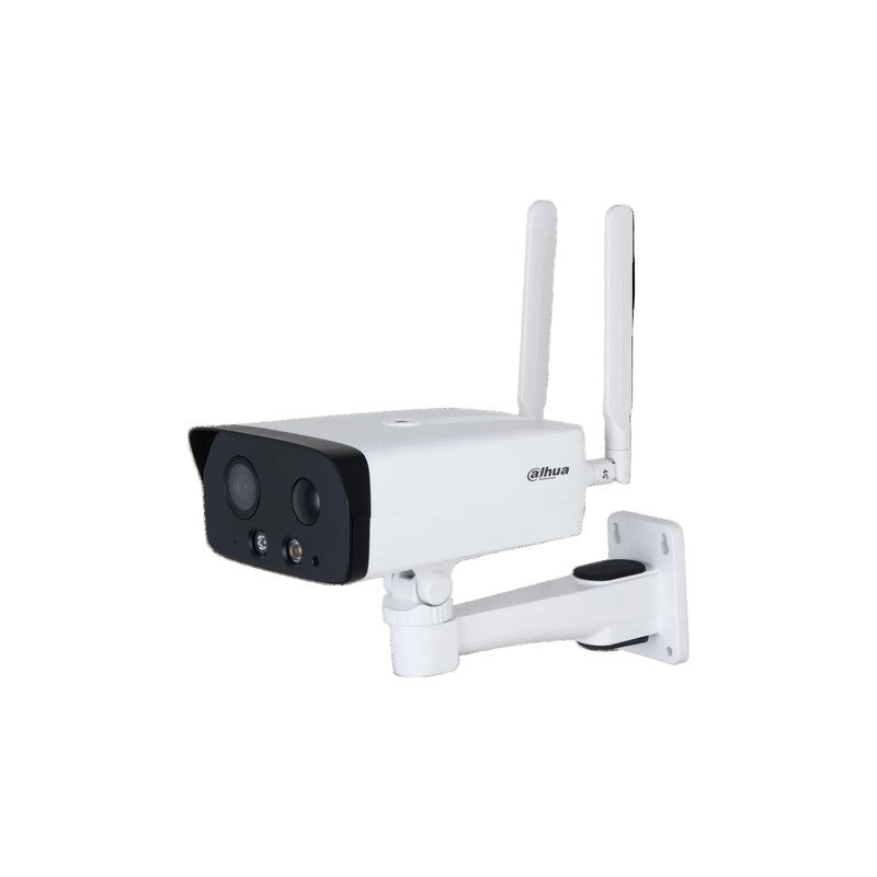 Dahua Wizsense Series IP Camera White 4g 4MP H.264/4+/5/5+ Bullet 120 Wdr Plastic/metal 2.8mm Fixed Lens Starlight Ir+white LED 30m Ip67 Built In Mic Audio In Audio Out 1 X Alarm In 1 X Alarm Out Support Up To 256gb SD 12vdc