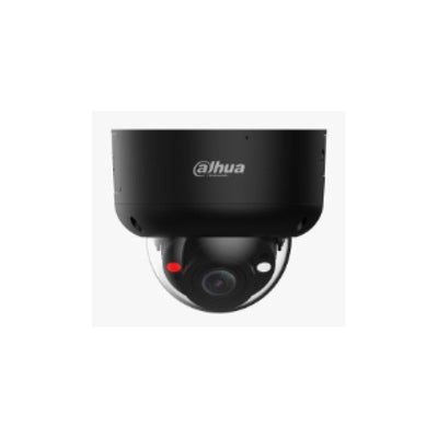 Dahua Wizsense Series IP Camera Black AI Tioc 6MP H.264/4+/5/5+ Dome 120 Wdr Metal 2.7-13.5mm Motorised Lens 5x Zoom Starlight Ir+warm LED 50m POE Ip67 Built In Mic Audio In Audio Out 1 X Alarm In 1 X Alarm Out Support Up To 512gb SD Ik10 12vdc