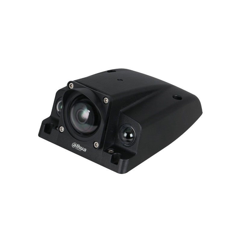 Mobile Series IP Camera Black Mobile 2mp/1080p H.264/4+/5/5+ Wedge 120 Wdr Metal 6mm Fixed Lens IR 30m POE Ip67 Without Mic Audio In Audio Out 1 X Alarm In 1 X Alarm Out Support Up To 128gb SD Ik10 12vdc