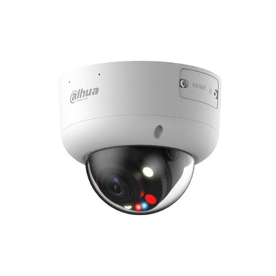 Dahua Wizsense Series IP Camera White AI Tioc 6MP H.264/4+/5/5+ Dome 120 Wdr Metal 2.7-13.5mm Motorised Lens 5x Zoom Starlight Ir+white LED 50m POE Ip67 Built In Mic Audio In Audio Out 1 X Alarm In 1 X Alarm Out Support Up To 512gb SD Ik10 12vdc