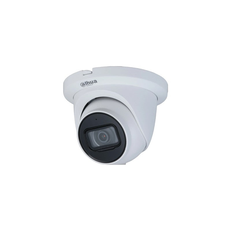 Dahua Wizmind S Series IP Camera White AI People Count 5MP H.264/4+/5/5+ Turret 140 True Wdr Metal 2.8mm Fixed Lens Deep Light IR 50m Epoe Ip67 Built In Mic Audio In Audio Out 1 X Alarm In 1 X Alarm Out Support Up To 512gb SD 12vdc