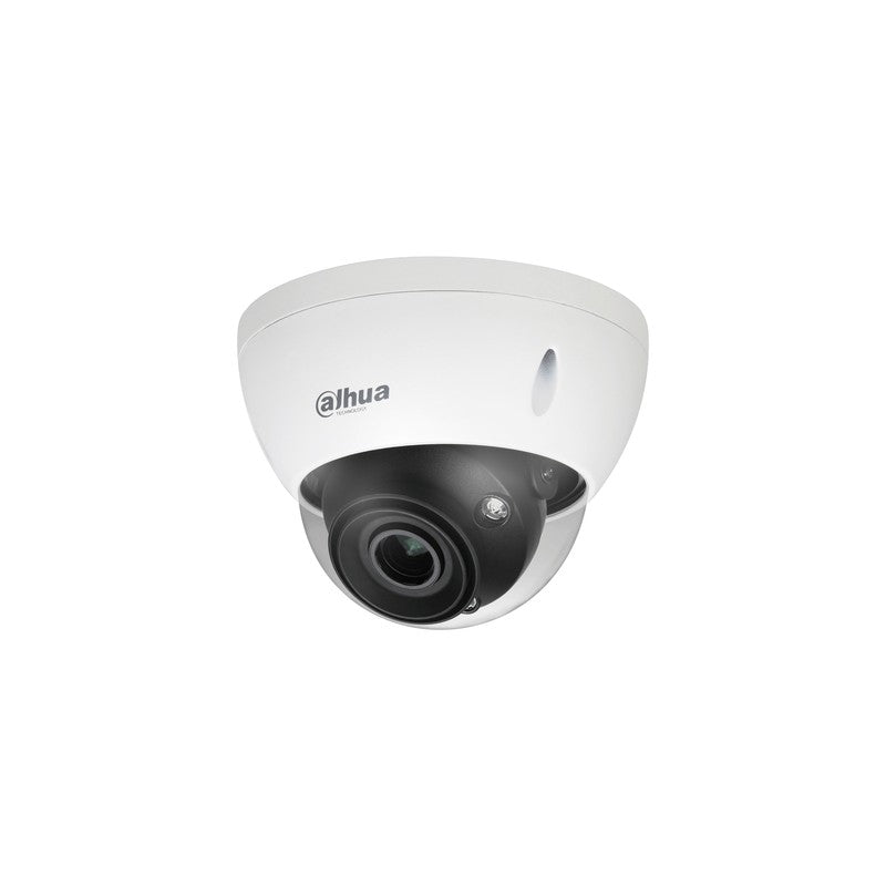 Dahua Wizmind S Series IP Camera White AI People Count 5MP H.264/4+/5/5+ Dome 120 Wdr Metal 2.7-13.5mm Motorised Lens 5x Zoom Deep Light IR 40m Epoe Ip67 Built In Mic Audio In Audio Out 2 X Alarm In 1 X Alarm Out Support Up To 512gb SD Ik10 12vdc/24vac