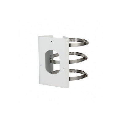 Dahua Pole Mount Bracket Suits Bullet White Galvanized/stainless Steel Suits 80-150 (mm) Pole 7 Kg Max Load 0.85 Kg