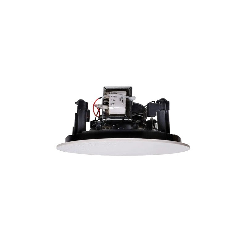 Redback C2188a 6.5 Inch 30w 100v Coaxial Fastfix Ceiling Speaker 70hz-20khz 92db 204mm Cutout White