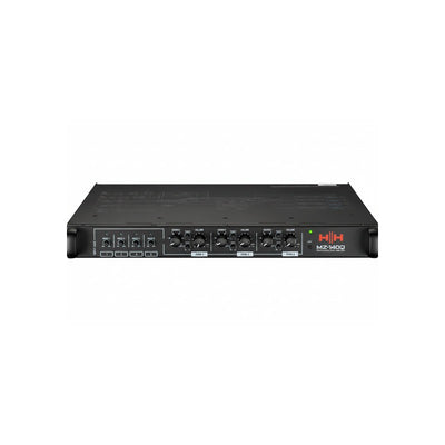 Hh Mz-140q 4x140w Power Amplifier 70v/100v Min 4 Ohm 4 Zone 1u Black
