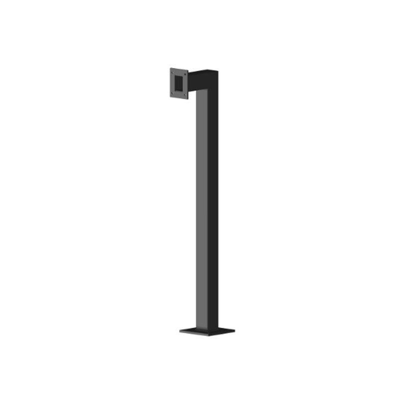 Seq1b Seq Series Single Reader Intercom Access Control Bollard Black 75x75x1170mm