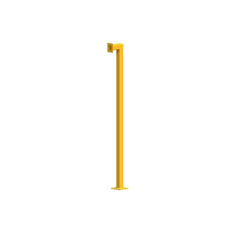 Security Design Co Sqtry Single Reader Intercom Bollard Dura-gal Post 75wx75dx2120h (mm)