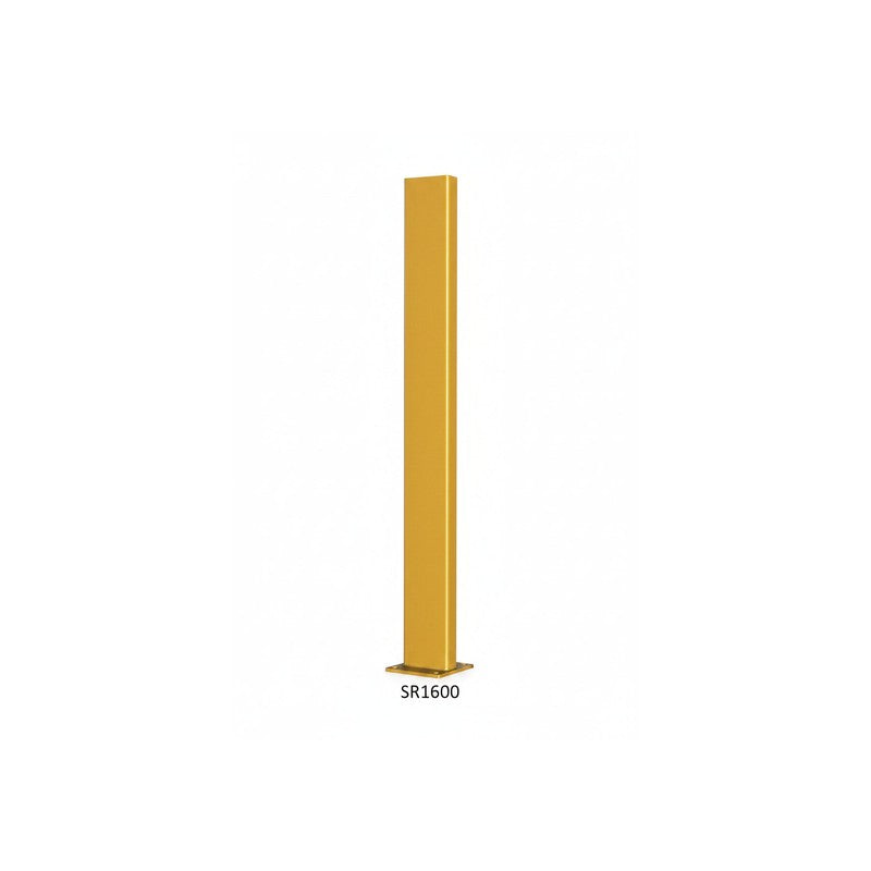 Security Design Co Sr1600 High Rectangular Duragal Bollard Epoxy Zinc Primed Powder Coated 150wx50lx1600h (mm)