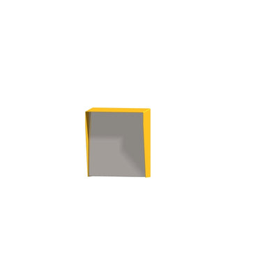 Security Design Co Sers3634y Rain Hood Aluminium Mounting Panel Yellow 360hx340wx60d (mm)