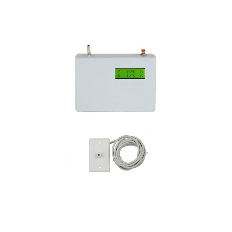 Dfm Wse29 Temperange Dual Temperature Alarm Local + Remote Sensor 9-15vdc 2x Spdt Relay