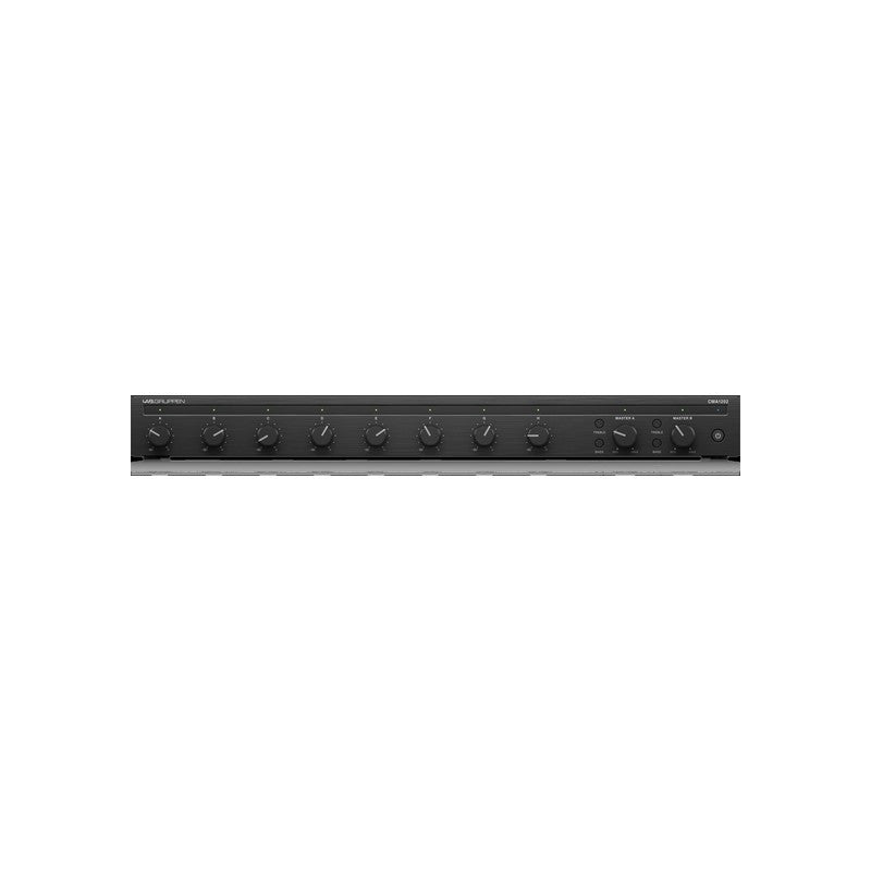 Lab.gruppen Commercial 2x 120w Mixer Metal 8x Input Includes 2x 5-pin Connector With Piority/ducking & 6x 3-pin/ Rca Connector Mic/ Line I/p 2x 3-pin Output 2x Rj45 Remote Connectors Black 240v