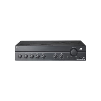 Toa A-2060d 60w Class D Mixer Amplifier 3x Balanced Mic Inputs Mic 1 Vox 2x Aux Line Inputs 100v 220-240vac