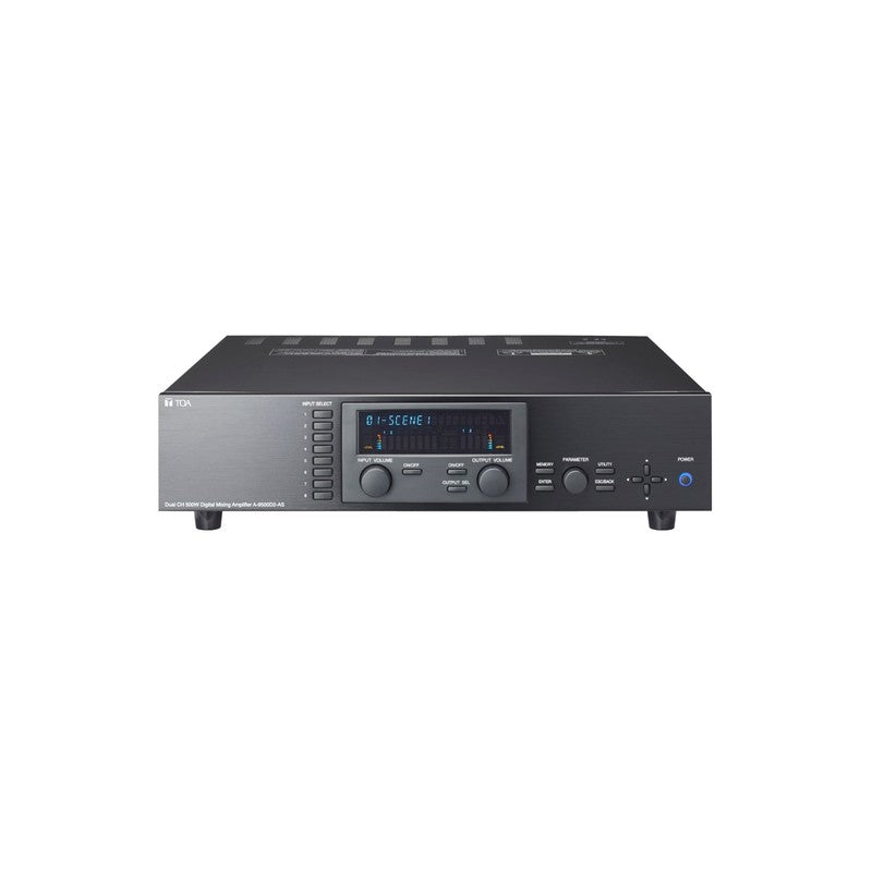 Toa A-9500d2-as 2x500w Digital Mixing Amplifier 8-slot Modular 4x Control Input 4x Control Output 2x Remote Volume Rs-232c 220-240vac