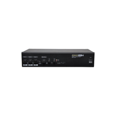 Redback A 4387a Phase 5 Mixer Amplifier 250w Rms 100v 240vac 24vdc Black 483wx300dx88h (mm