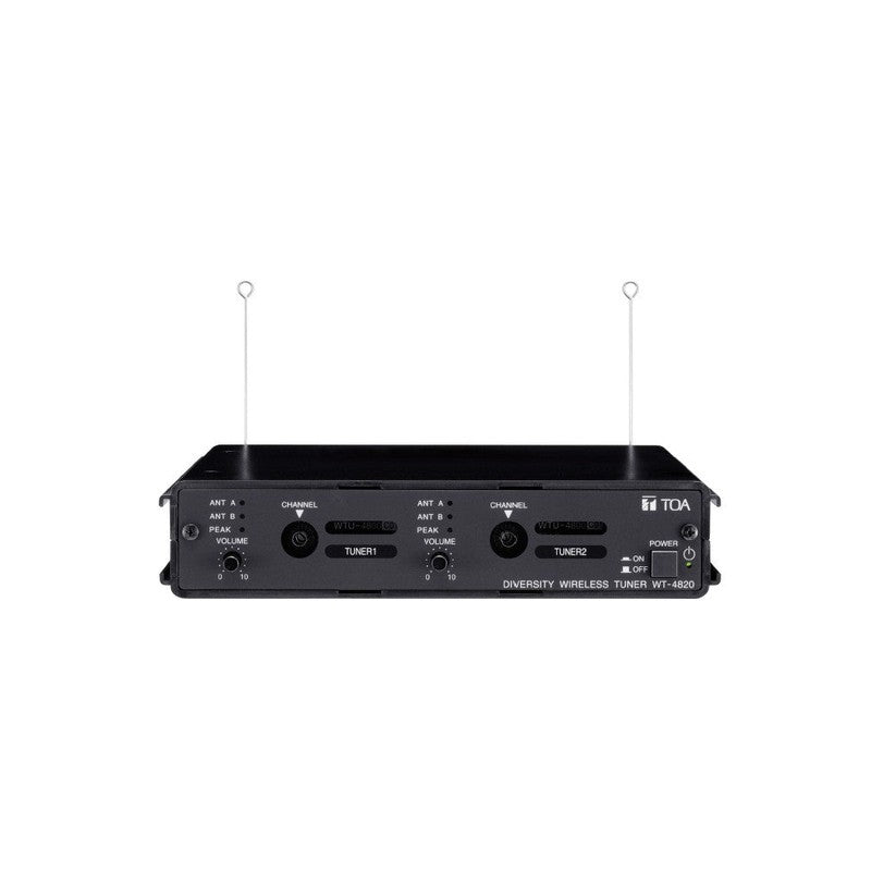 Toa Wt-4820 2ch Diversity Wireless Tuner 2x Wtu-4800 F01 506-865mhz 102db