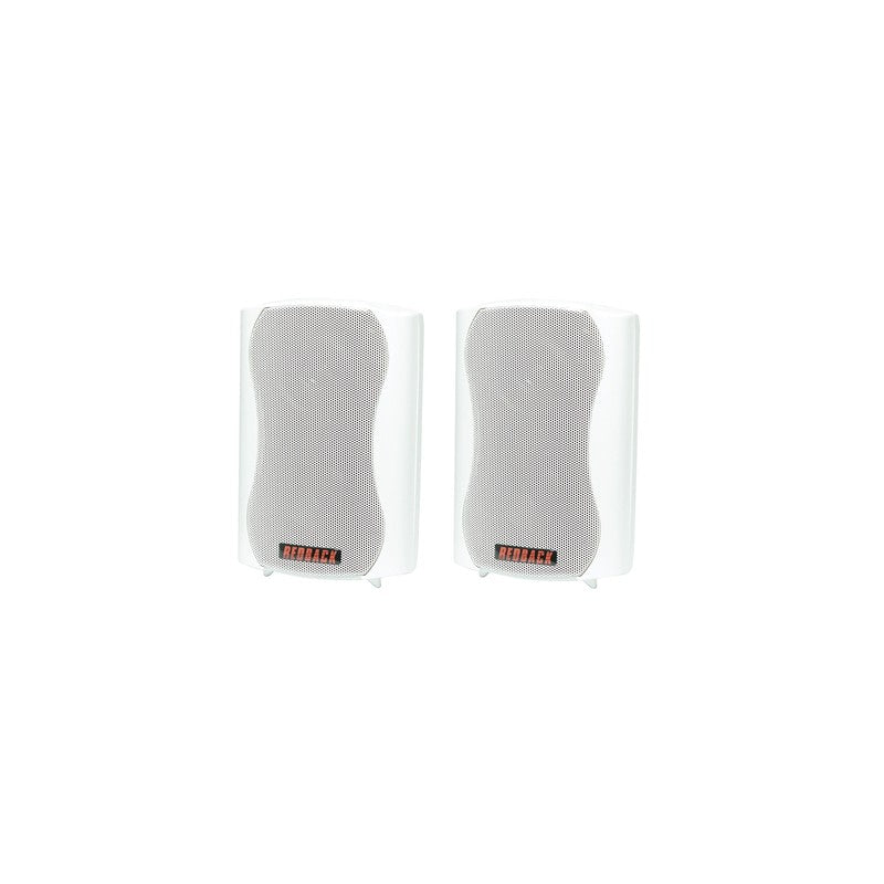 Redback C 0902 3.5" 2-way 100v / 8 Ohm 20w Ip54 8 Ohm Wall Mounted Speaker Pair Wht 82-20000hz 87 Db 197hx131wx130d (mm)