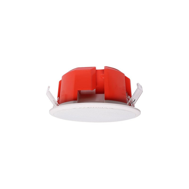 Redback 6w Line Powered 4" Ceiling Speaker 100–15000hz 96db White Ceiling Mtd