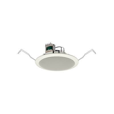 Toa Pc-658r 6w 6 Inch Single Cone Ceiling Speaker Metal Grille Spring Clamp 90db White