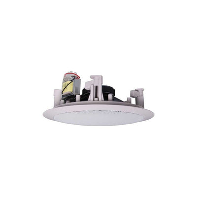 Redback C2123 165mm 100v 5w Twin Cone Ceiling Speaker Steel Mesh Grille White