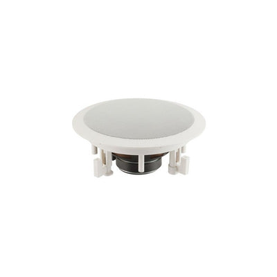 Electus White 2-way 6.5" Ceiling Speaker With Swivel Tweeter 40w 8ohm 88db With Steel Mesh Grille *sold As A Pair
