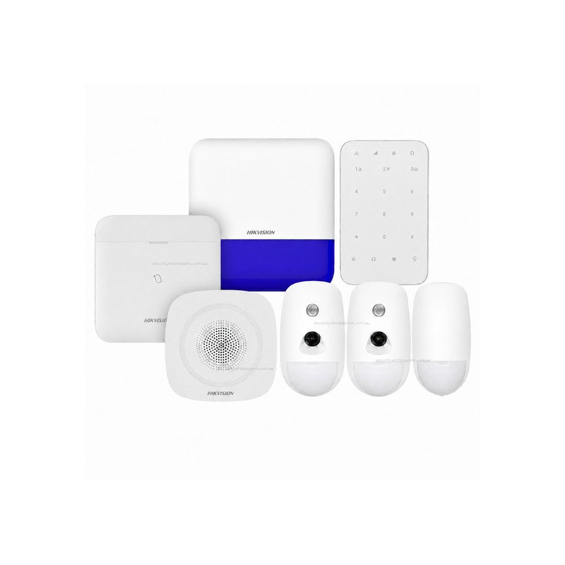 Hikvision Axpro-kit3detectors-video Ax Pro Hub Kit, 2 X Pir With Video Verification