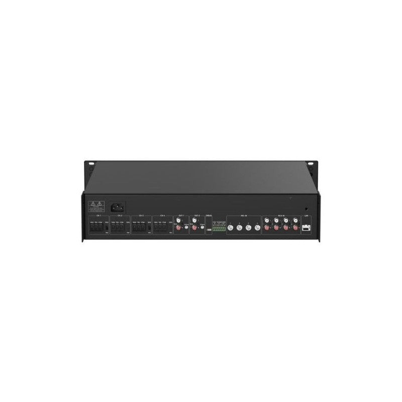 Hikvision Ds-qaz1a1000g1-vb4 1000w 4-zone Network Amplifier With Usb, Bluetooth, Mic & Rca Audio Input