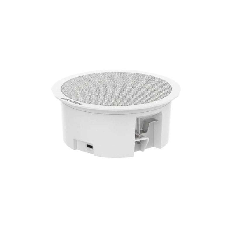 Hikvision Ds-qaz1206g1-be Network Ceiling Speaker With 6w Rated Power, 5″ Full-range Driver, 100db Max Spl